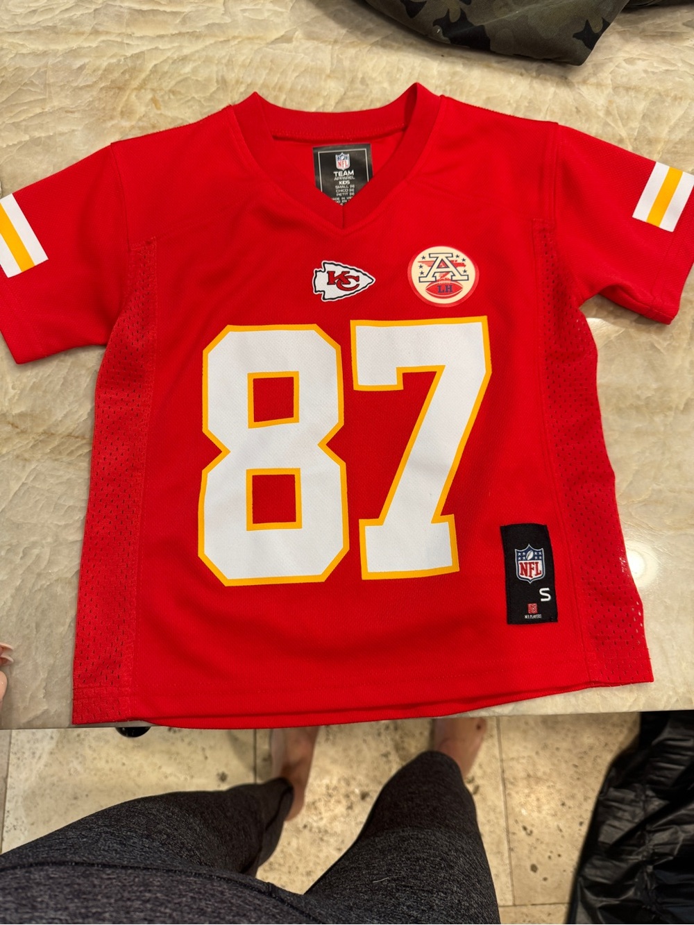 Kansas City Chiefs Travis Kelce #87 Red Football Jersey - NFL